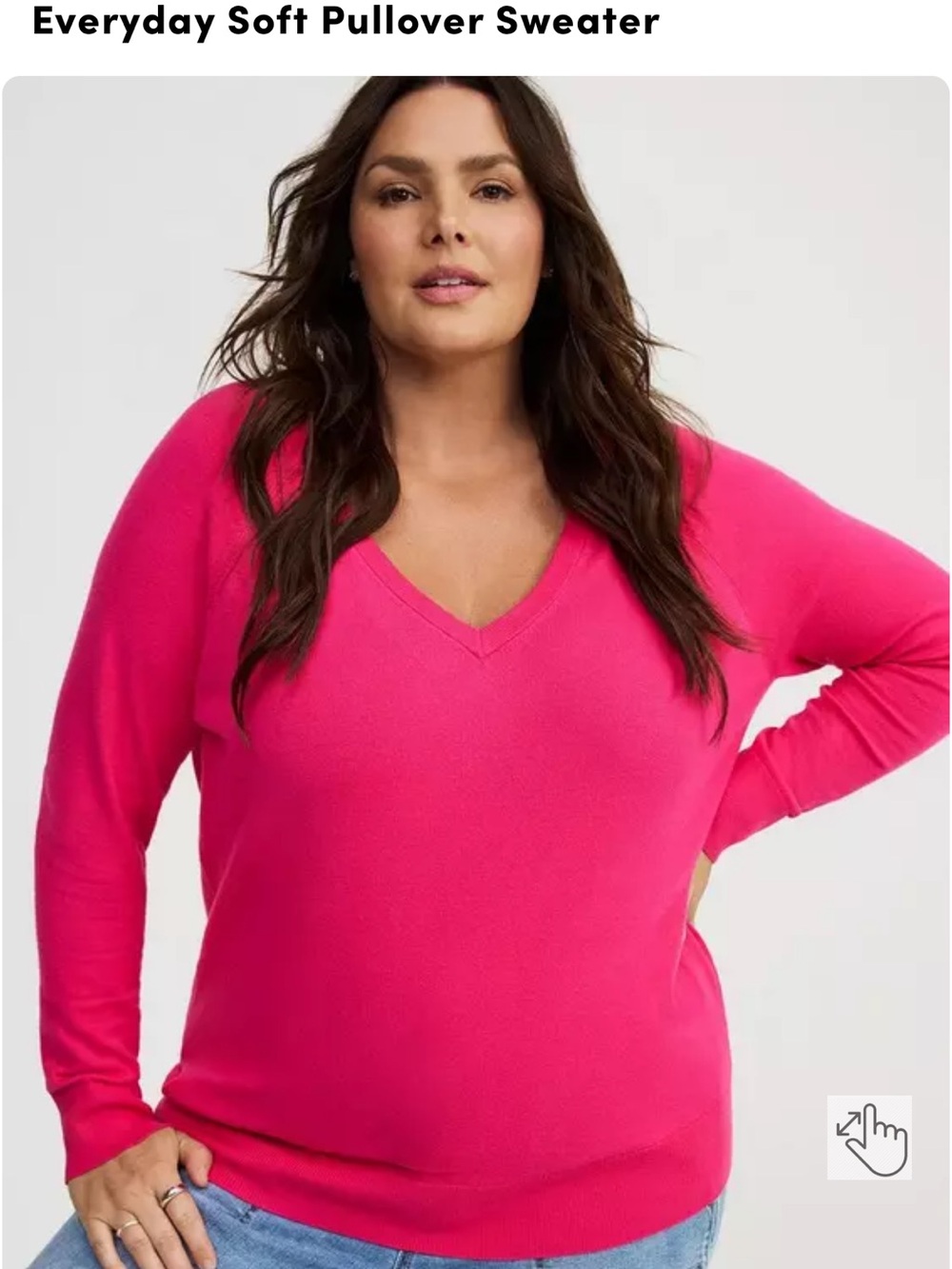 Torrid everyday soft pullover sweater pink plus size 2x